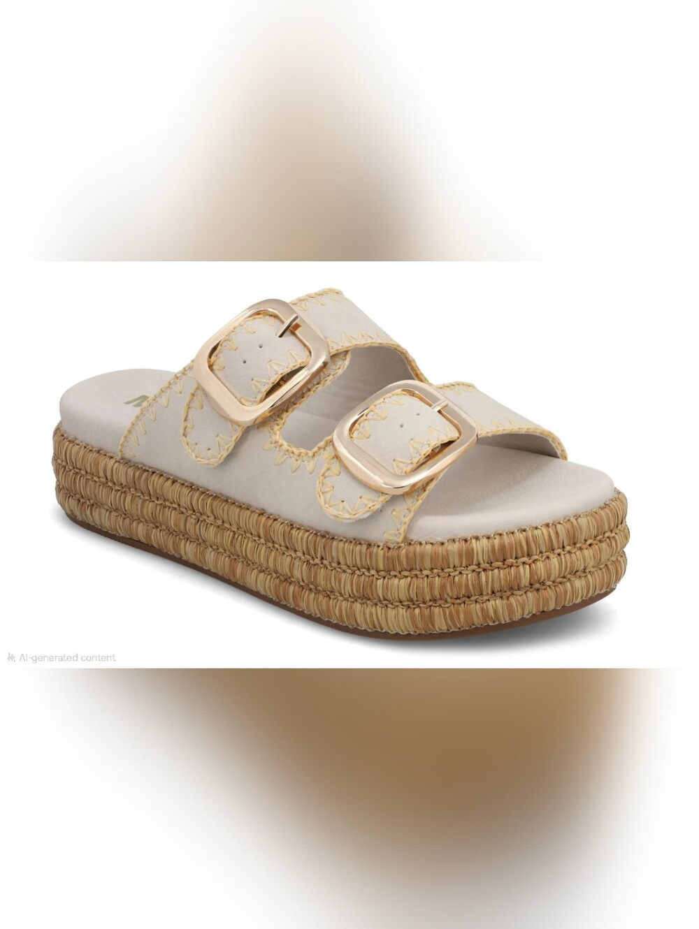 MIA Mieko Flatform Slip-On Slide Sandal. Size 7.5